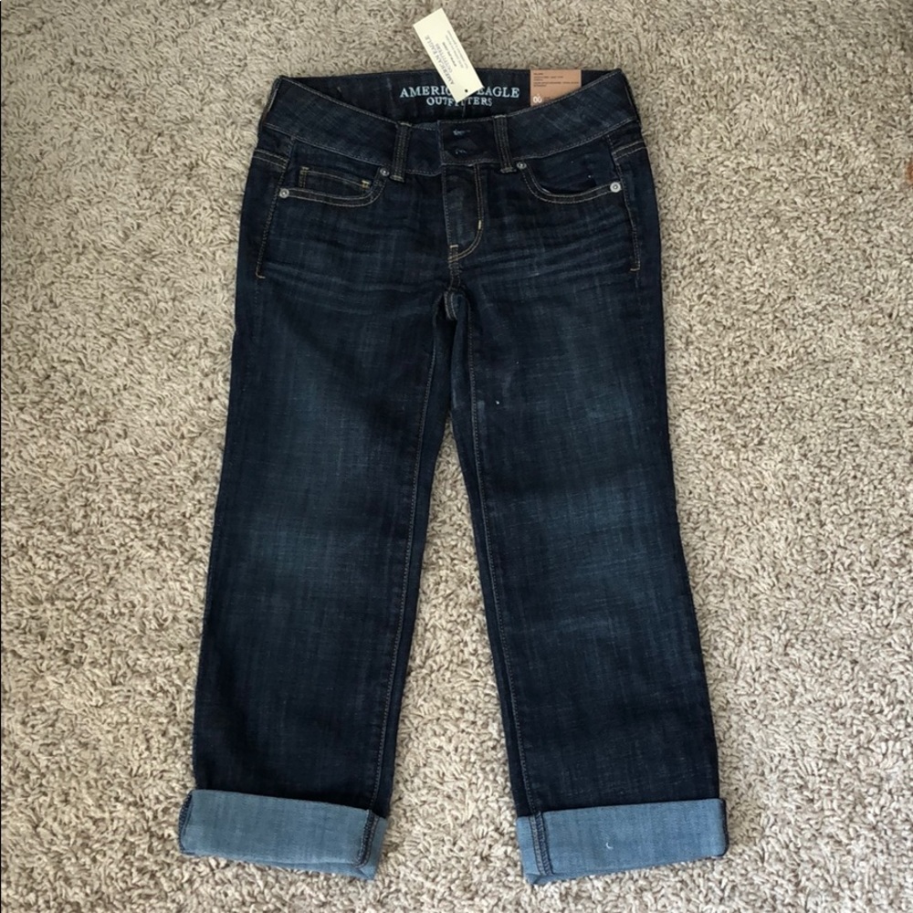 Brand new American eagle cropped jeans